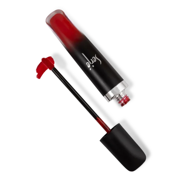 رژ لب مایع مخملی مات سرژه کد 101 (Classic Red)