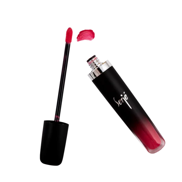رژ لب مایع ابریشمی ساتین سرژه کد 201 (True Pink)